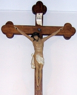 Kreuzigungsdarstellung, Jesus Christus - Skulptur, Mitte 19. Jh. 